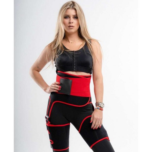 Bella Fit™ Sacha - waist trainer M / Rood