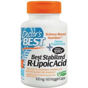 Best gestabiliseerde r-liponzuur 100 mg (60 Veggie Caps) - Doctor's Best