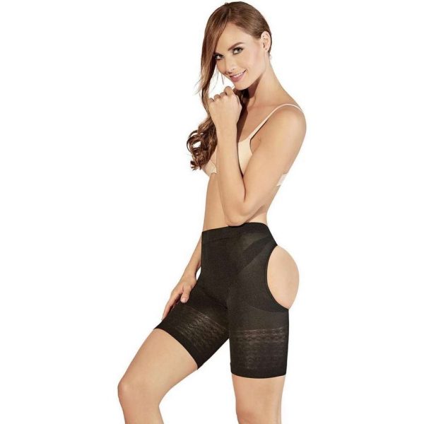 Billen Lift Broekje Boyshort Latex Colombia Butt Lifter - Zwart - XL