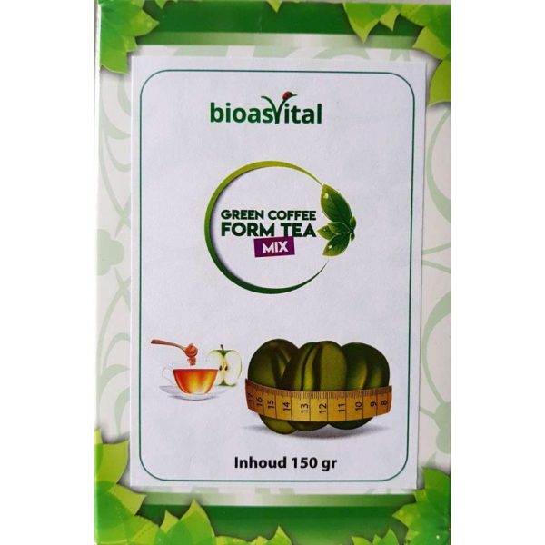 Bioasvital groene coffee mix form thee  voor afslanken