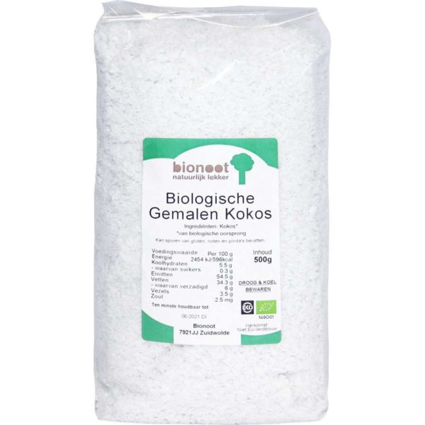 Bionoot Biologisch Kokosrasp - 500 gram