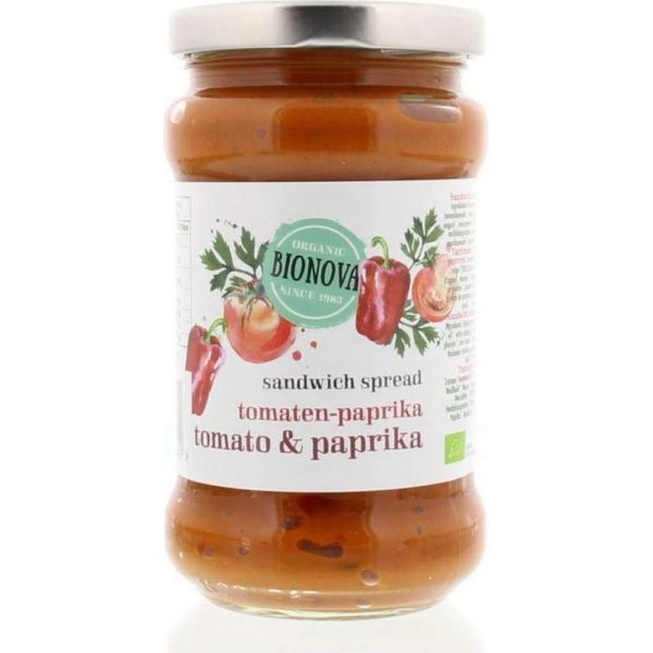 Bionova Sandwichspread Tomaat - Paprika