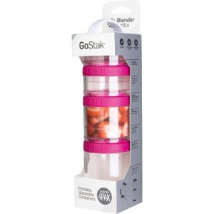 BlenderBottle GoStak - 4-Pack Starter -  40cc - 60cc - 100cc - 150cc ROZE