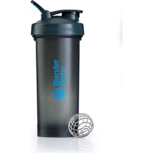 BlenderBottle Pro45 - Eiwitshaker / Bidon - 1300ml - Fullcolor Grey/Blue