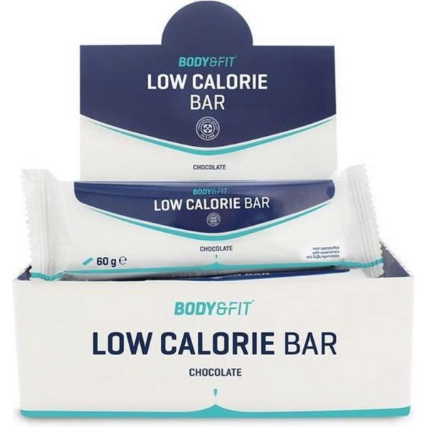 Body & Fit Low Calorie Bars - Maaltijdvervangende eiwitreep - 1 box (12 eiwitrepen) - Chocolade