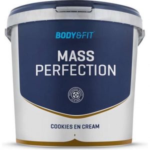 Body & Fit Mass Perfection - Weight Gainer - 4400 gram - Cookies & Cream Milkshake