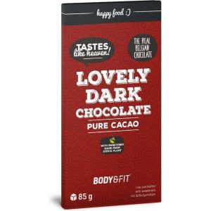 Body & Fit Smart Chocolate - Chocolade gezoet met stevia - 1 doos - Puur