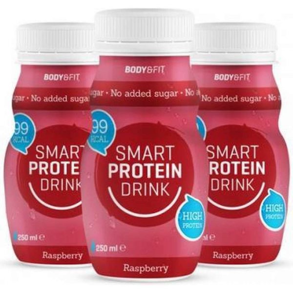 Body & Fit Smart Protein Drinks  - 1 tray (6 stuks) - Raspberry