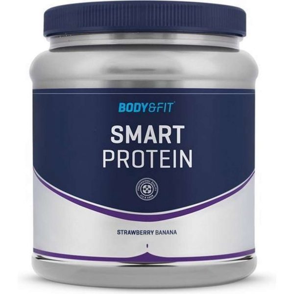 Body & Fit Smart Protein - Eiwitpoeder / Eiwitshake - 1000 gram - Aardbei Banaan milkshake