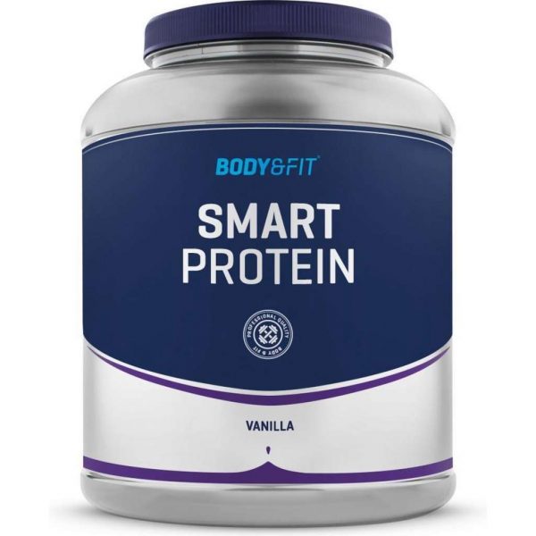 Body & Fit Smart Protein - Eiwitpoeder / Eiwitshake - 2000 gram - Vanille Milkshake