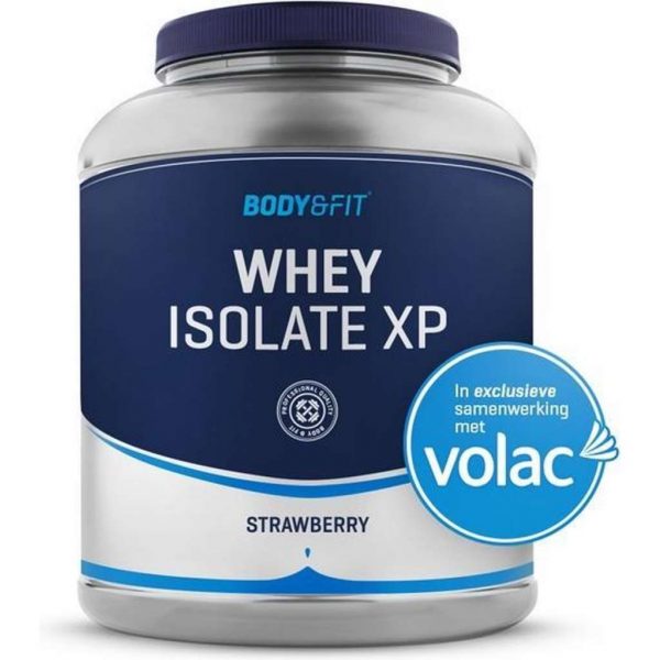 Body & Fit Whey Isolaat XP - Eiwitpoeder / Eiwitshake - 2000 gram - Strawberry flavour