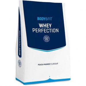 Body & Fit Whey Perfection - Whey Protein / Proteine Shake - 4540 gram - Perzik & Mango