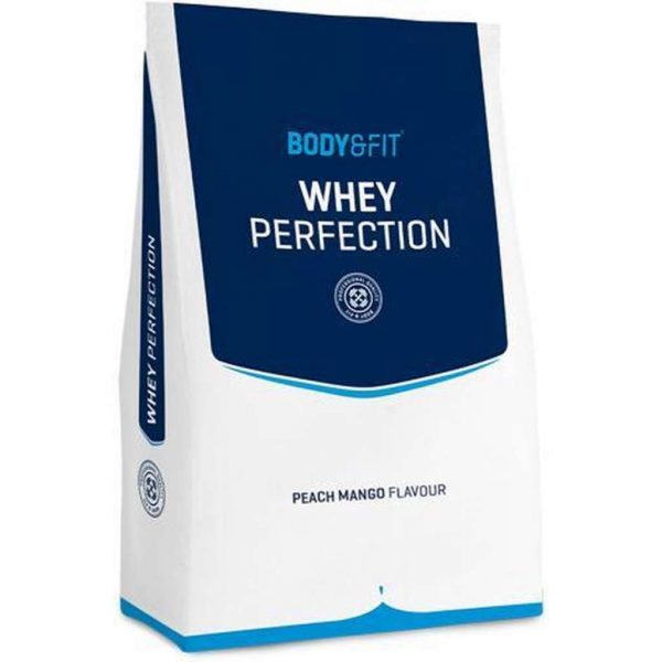 Body & Fit Whey Perfection - Whey Protein / Proteine Shake - 4540 gram - Perzik & Mango