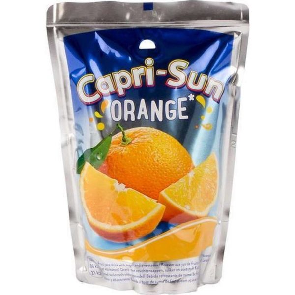 Capri Sun Orange Pakjes Drinken 20cl Grote Doos 40 Stuks!