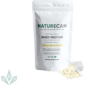 CBD whey protein vanille