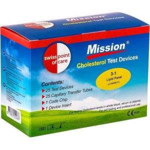 Cholesterol teststrips 25 stuks