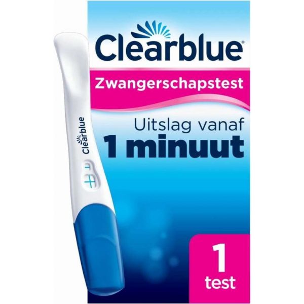 Clearblue Zwangerschapstest Snelle Detectie, Uitslag Binnen Één Minuut, 1 Test