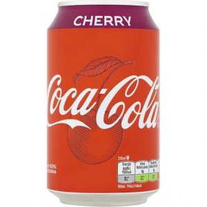 Coca Cola Cherry Blikjes Frisdrank 33cl Tray 24 Stuks