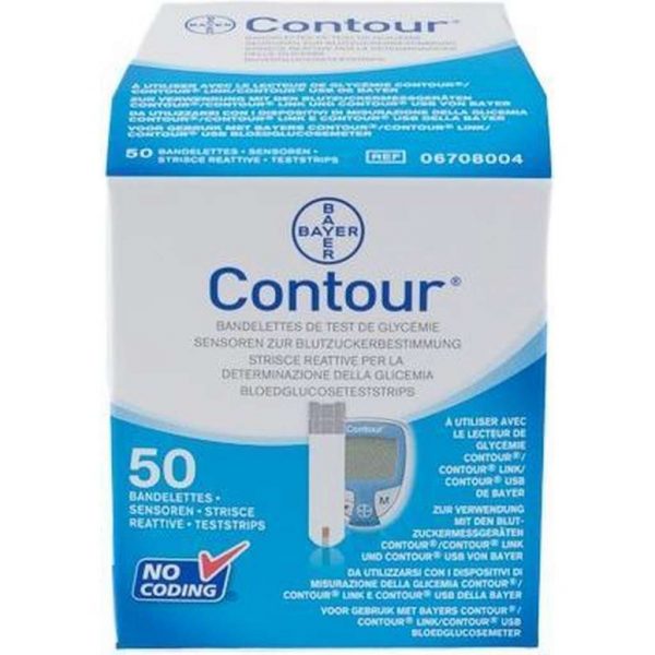 Contour teststrips 50 stuks