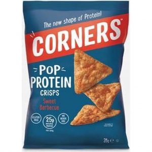 Corners Pop Protein Crisps - Sport snack - 18 stuks (28 gram) - Barbecue