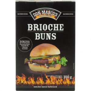 Don Marco’s Brioche Buns – Broodmix – BBQ – 350 gram