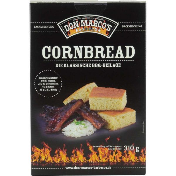 Don Marco’s Cornbread – Broodmix – BBQ – 310 gram