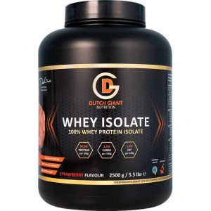 Dutch Giant Whey Isolaat Aardbei (2500gr)