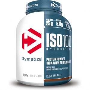 Dymatize ISO-100 Hydrolyzed - Eiwitpoeder / Eiwitshake - 2200 gram - Choco Fudge Brownie