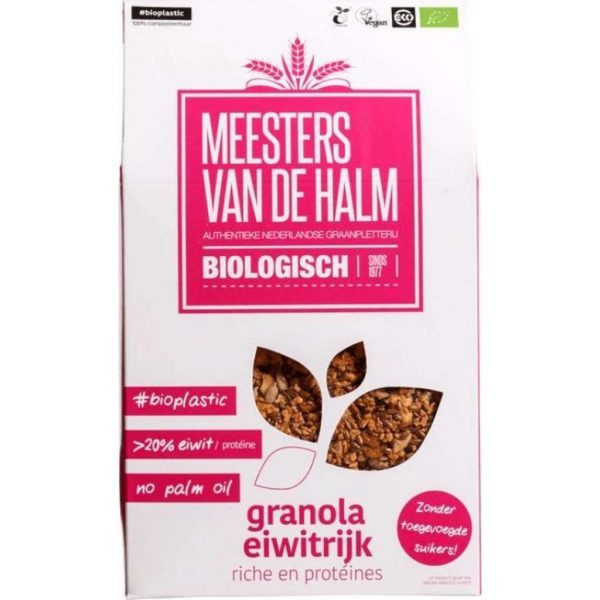 Eitwitrijke Granola Meesters Van De Halm - Zak 350 gram - Biologisch