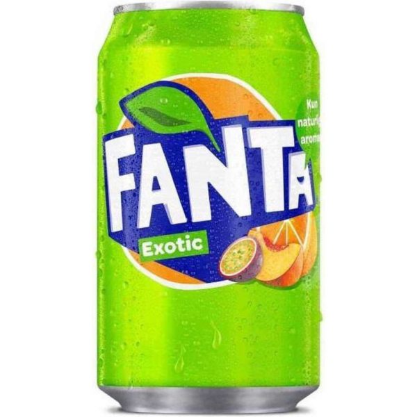 Fanta Exotic Blikjes 33cl Tray 24 stuks Frisdrank