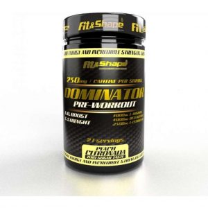 Fit & Shape Dominator PRE-WORKOUT (21 doseringen/420gram) smaak: perzik/citroen