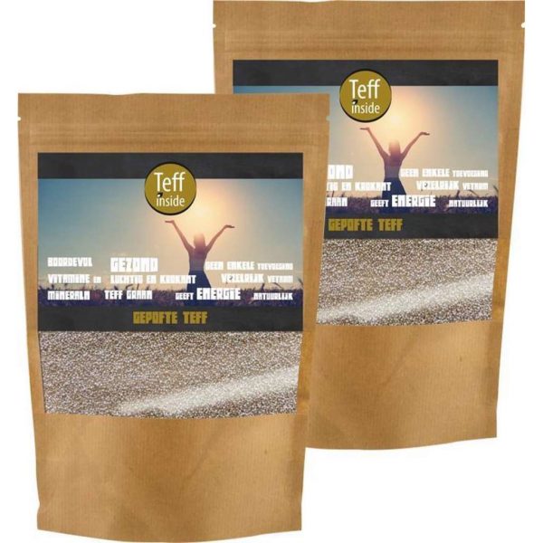 Gepofte Teff - 600 gram