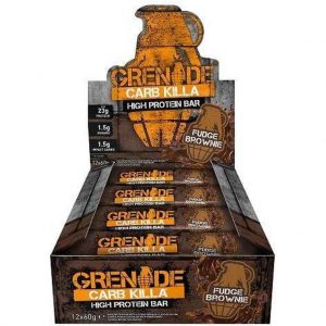 Grenade Carb Killa Bars - Proteïne Repen - Fudge Brownie - 12 eiwitrepen