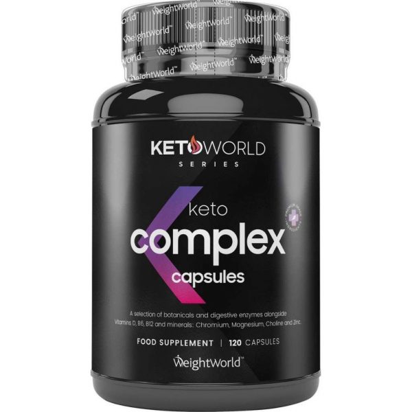 KetoWorld Keto Complex - Fatburner met vitaminen voor een ketogeen dieet - 120 Capsules