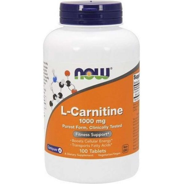 L-Carnitine 1000mg Now Foods 100tabl