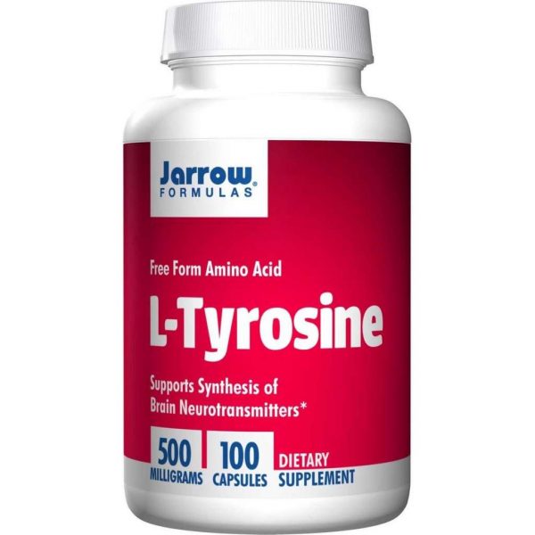 L-Tyrosine 500 mg (100 Capsules) - Jarrow Formulas