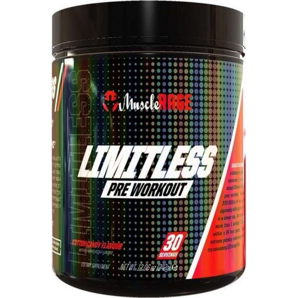 limitless - muscle rage pre workout