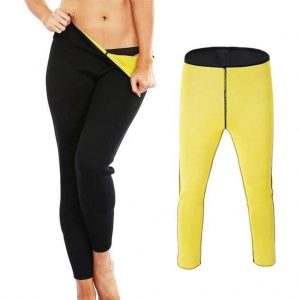 LOUZIR  Thermische Afslankbroek - Body shapers - Fitness Leggings - Vetverbranding- Sauna thermo legging- Yoga broek- Hoge taille- Fitness Maat M