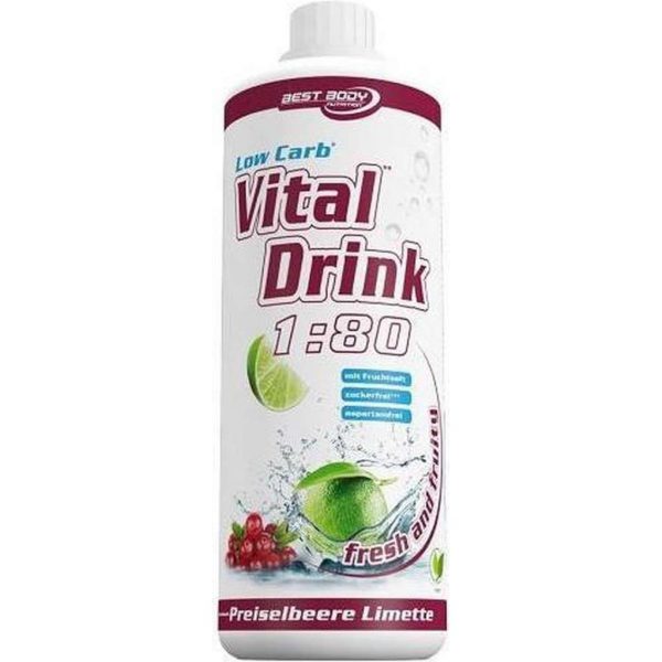 Low Carb Vital Drink 1000ml Lingonberry Lime