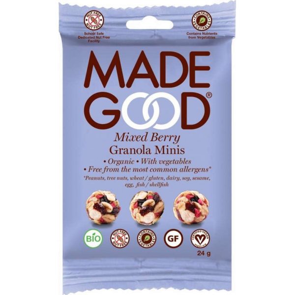 MadeGood Granola Mini's Mixed Berry 24 zakjes van 24 gram