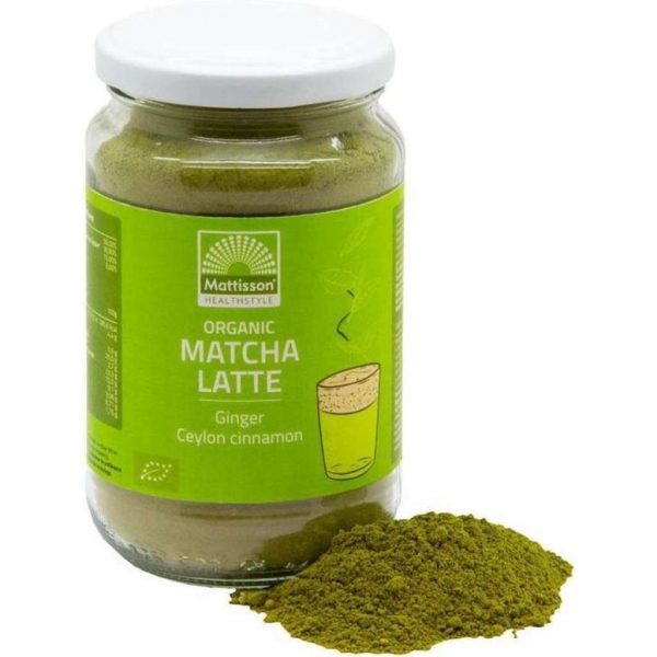 Mattisson Organic matcha latte ginger ceylon cinnamon