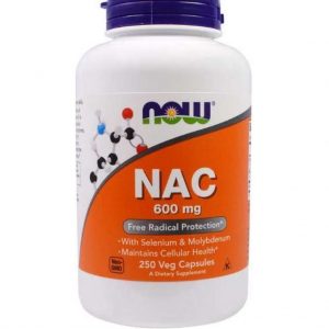 NAC, 600 mg (250 vegetarische capsules) - Now Foods