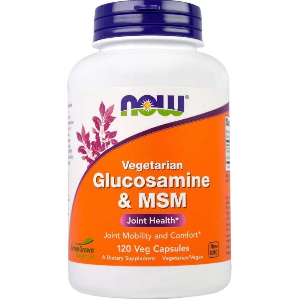 Now Foods, Glucosamine & MSM, Vegetarian, 120 vegetarische capsules