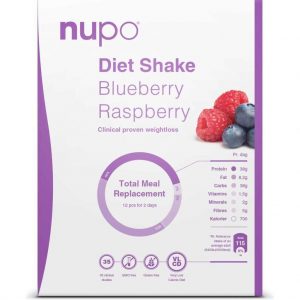 Nupo Dieet Shakes (12 porties) - Bosbes Framboos - Afvallen met 6 dieet shakes per dag