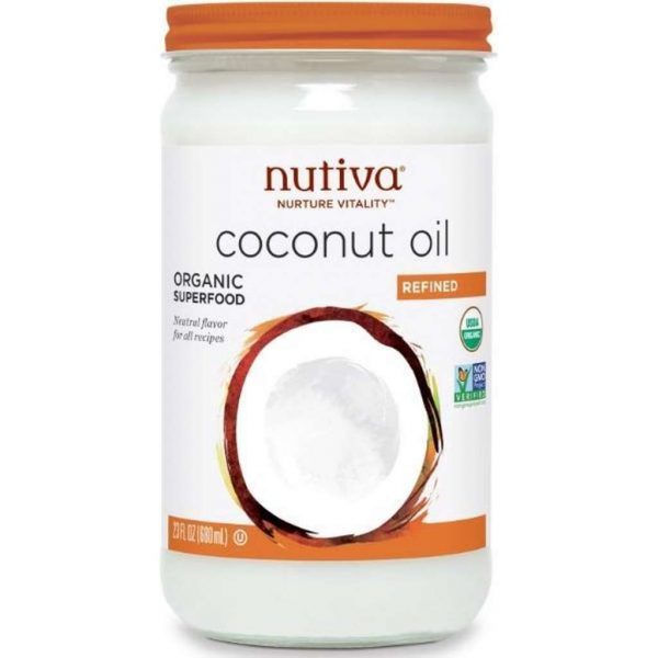 Nutiva Organic Coconut Oil Refined - 23 fl oz (680 ml)