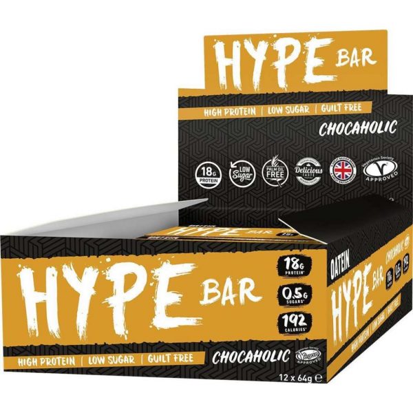 Oatein Hype Protein Bar - Vegan Proteïne Repen - Chocaholic - 12 eiwitrepen