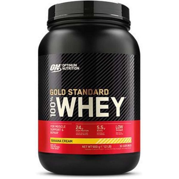 Optimum Nutrition Gold Standard 100% Whey Protein - Eiwitpoeder  - Eiwitshake / Proteine Shake -  Banaan - 908 gram (30 shakes)