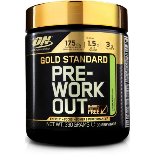 Optimum Nutrition Gold Standard Pre-Workout - 300 gram (30 servings) - Green Apple