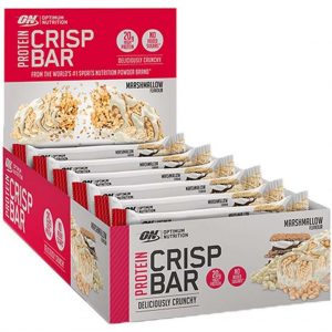 Optimum Nutrition Protein Crisp Bar - Proteïne Repen - Marshmallow - 10 eiwitrepen