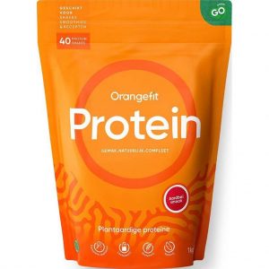 Orangefit Plantaardige Eiwitshake / Proteïne Poeder – Aardbei – 450 gram